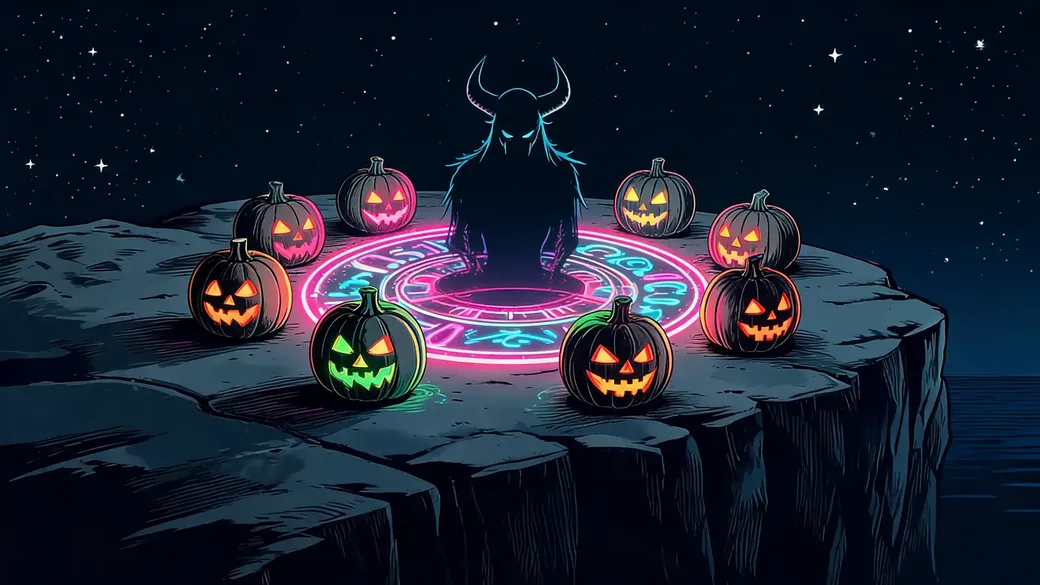 Jack-O'-Lantern Summoning Circle