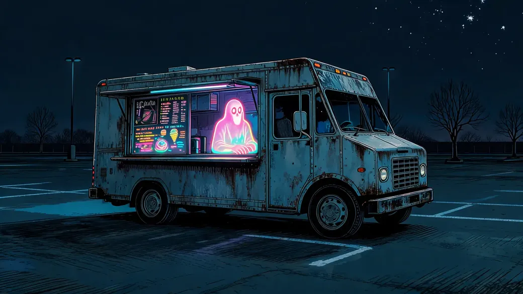 Abandoned Ice Cream Truck Ghost