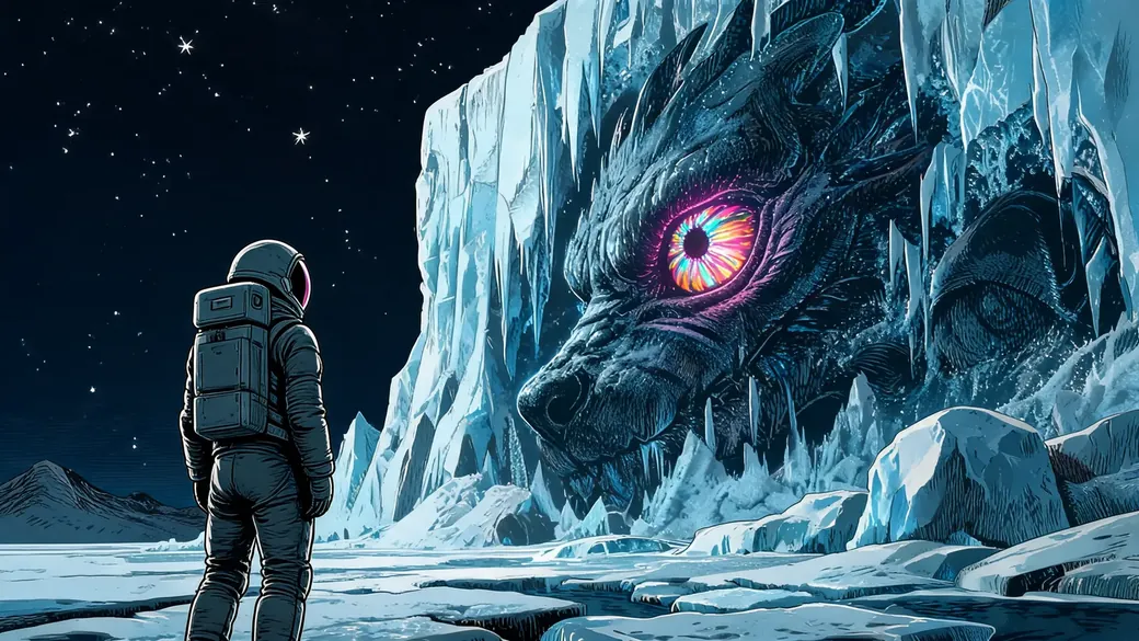 Astronaut Finds Frozen Creature In Ice