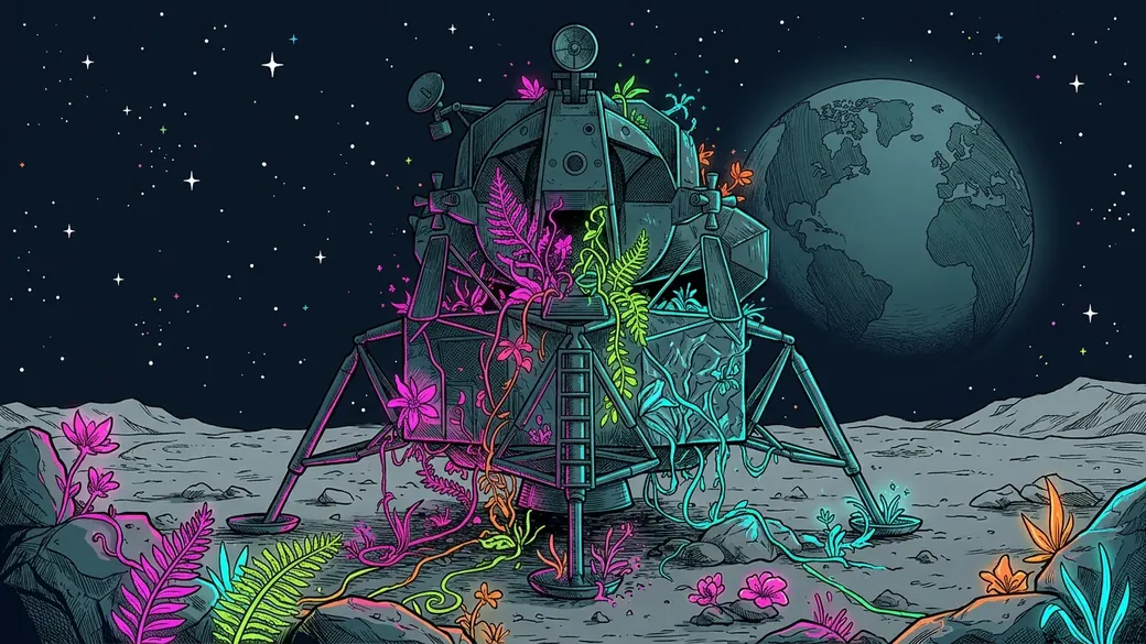 Overgrown Lunar Lander