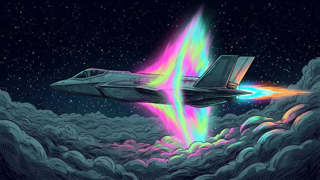 Fighter Jet Breaking The Sound Barrier