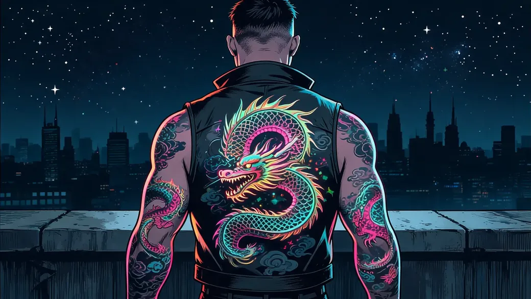 Enforcer With A Dragon Tattoo