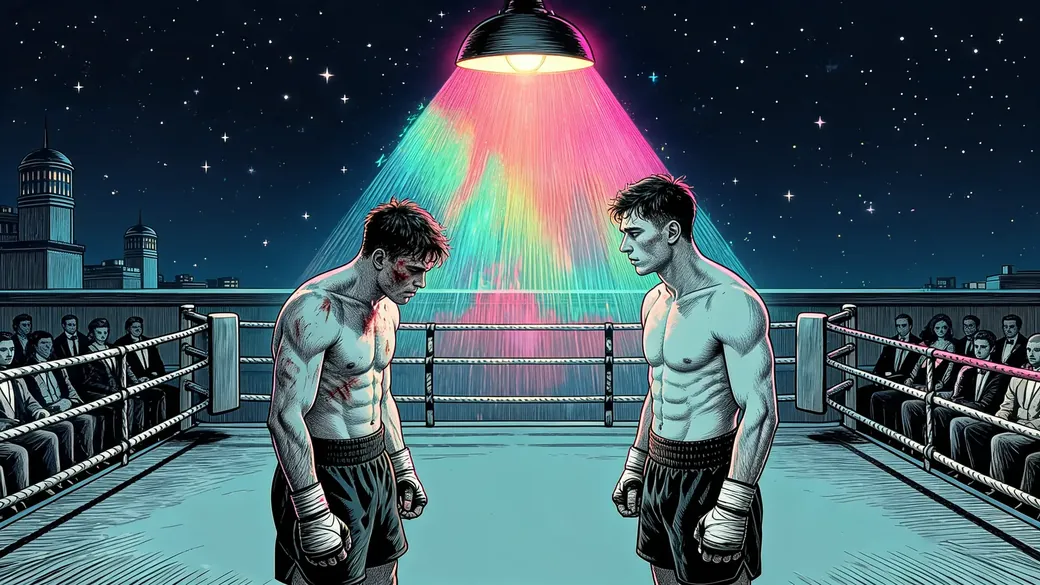 Rooftop Boxing Match