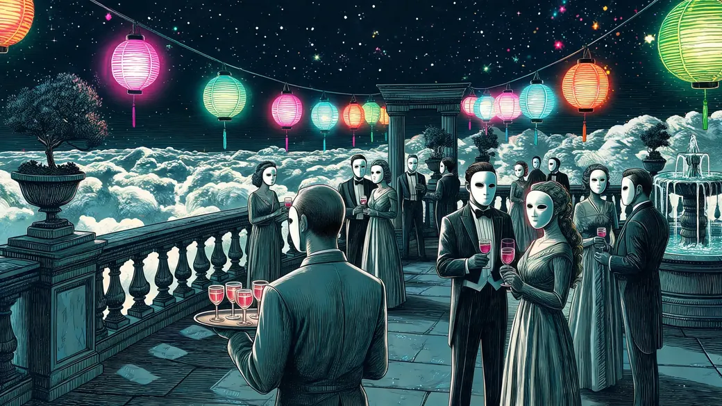 Garden Party On A Cloud Terrace
